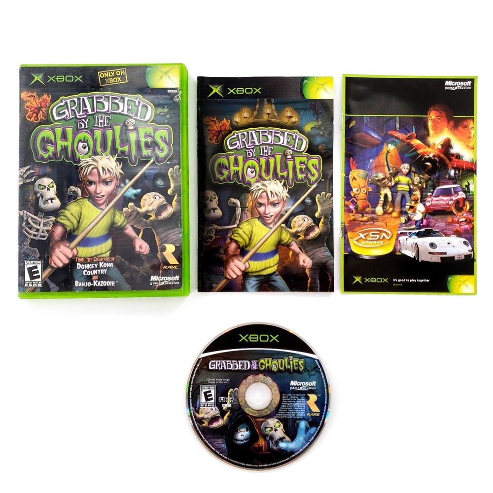 Grabbed by the Ghoulies (Microsoft Xbox, 2003) Complete Tested & Works